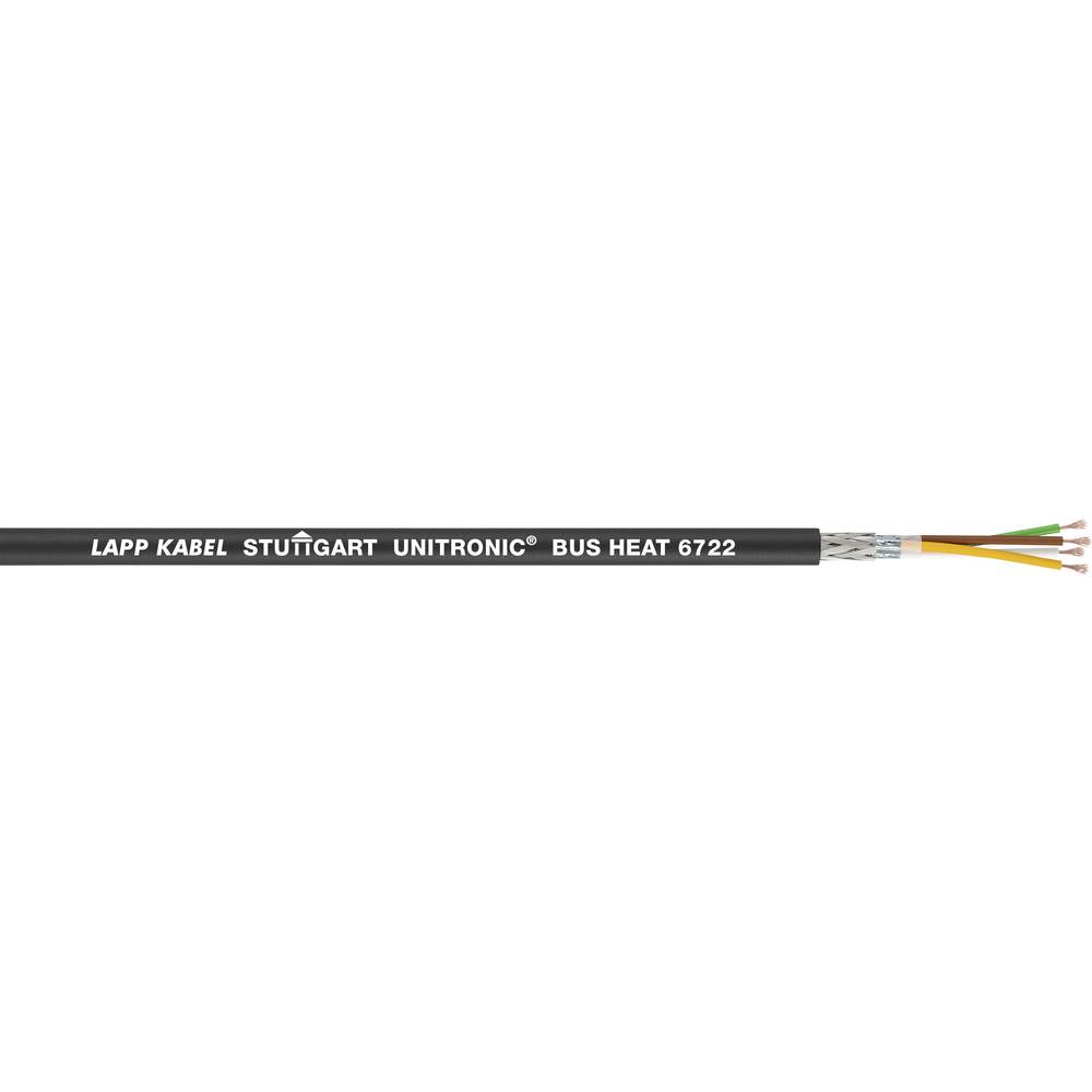 LAPP 2170387/1000 Buskabel UNITRONIC® BUS HEAT 6722 0 2 x 0.50 mm² Zwart 1000 m