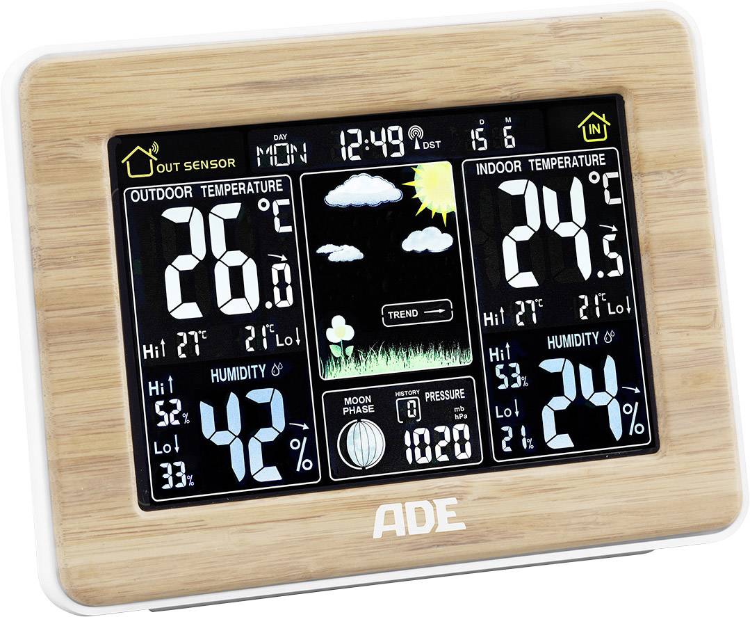 Conrad-ADE WS 1703 Draadloos weerstation-aanbieding Conrad-ADE WS 1703 Draadloos weerstation-aanbieding