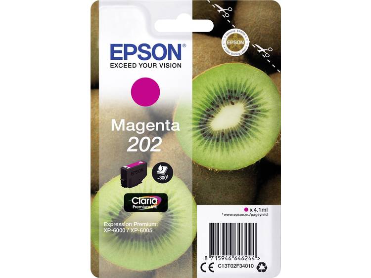 Epson 202 4.1ml 300pagina's Magenta inktcartridge