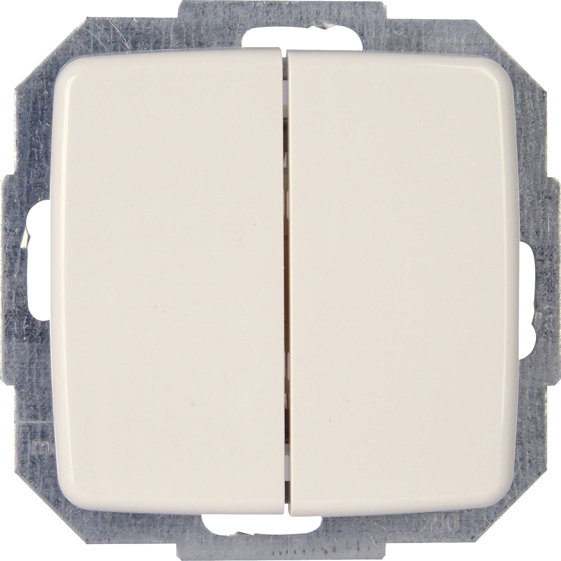 Kopp 585517081 Serieschakelaar Inzetstuk Rivo Zuiver wit (RAL 9010) 1 stuk(s)