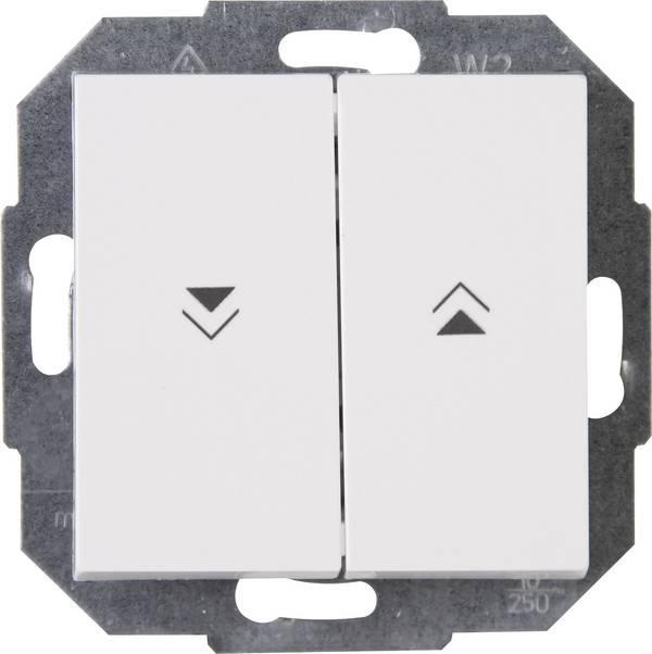 Kopp 588529083 Jaloezie-schakelaar Inzetstuk  Athenis Zuiver wit (RAL 9010) 1 stuk(s)