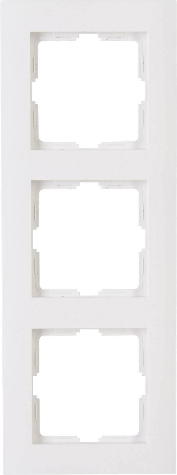 Kopp 402729060 Wandcontactdoos Afdekking 3-voudig Athenis Zuiver wit (RAL 9010) 1 stuk(s)