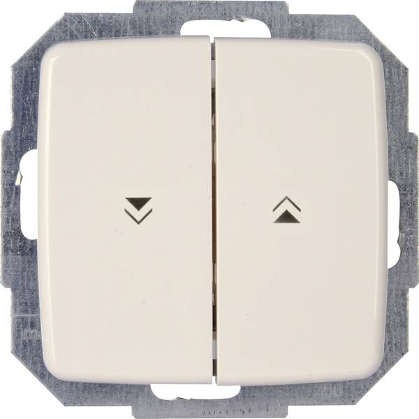 Kopp 586517082 Jaloezie-schakelaar Inzetstuk  Rivo Zuiver wit (RAL 9010) 1 stuk(s)