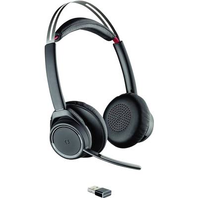 Plantronics UC B825M On Ear headset  Telefoon Bluetooth Stereo Zwart Noise Cancelling Microfoon uitschakelbaar (mute)
