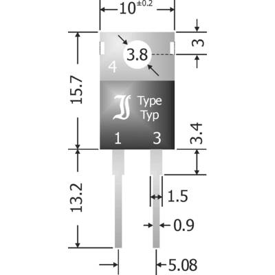 TRU COMPONENTS Schottky barrière gelijkrichter diode TC-SBT1040 TO-220AC 40 V 10 A 