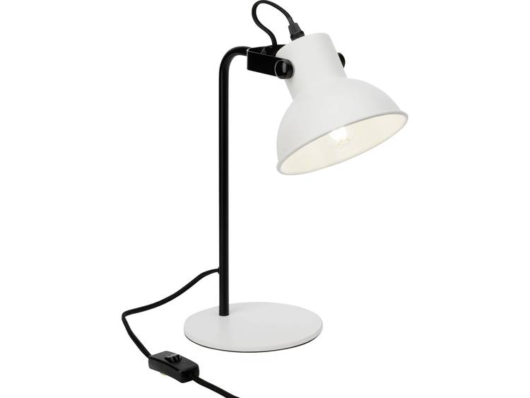 Brilliant Ester Bureaulamp LED E14 25 W Wit (mat), Zwart