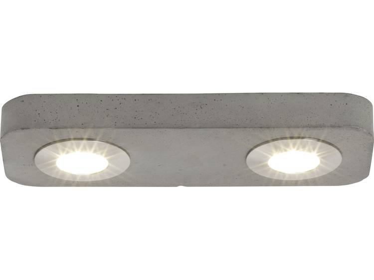 LED-plafondlamp 10 W Warm-wit Beton-grijs Brilliant Sonic G90251-70