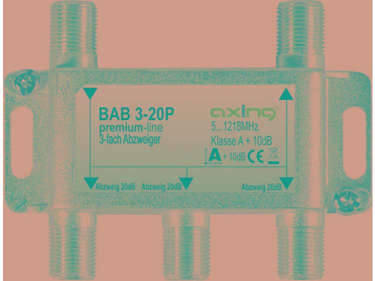Axing BAB 3-20P Kabel-TV lasdoos 3-voudig
