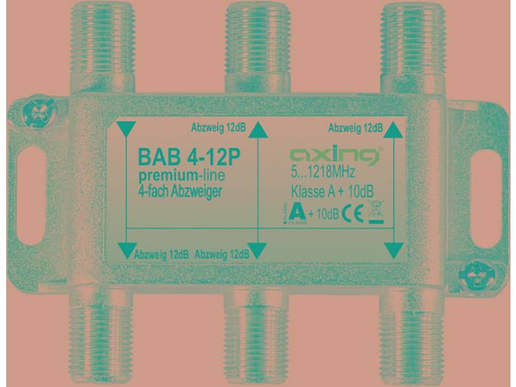 Axing BAB 4-12P Kabel-TV lasdoos 4-voudig