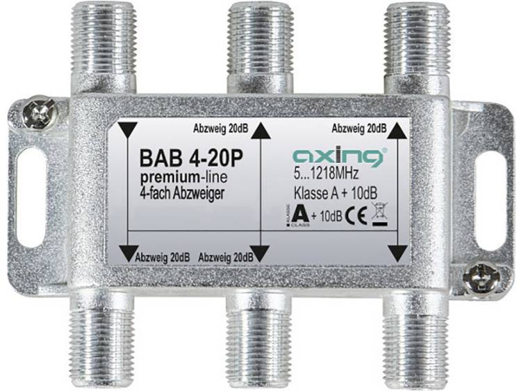 Axing BAB 4-20P Kabel-TV lasdoos 4-voudig