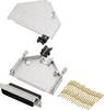 encitech DTZK37-DBCP-K 6355-0050-04 D-sub male connectorset 180 ° Aantal polen: 37 Crimpen 1 stuk(s)