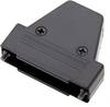 encitech TRI-P-25-K 6550-0101-03 D-sub behuizing Aantal polen: 25 Kunststof 180 °, 45 °, 45 ° Zwart 1 stuk(s)