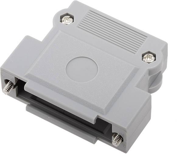 encitech DFCK25-P-K 1520-0101-03 D-sub behuizing Aantal polen: 25 Kunststof 180 ° Grijs 1 stuk(s)