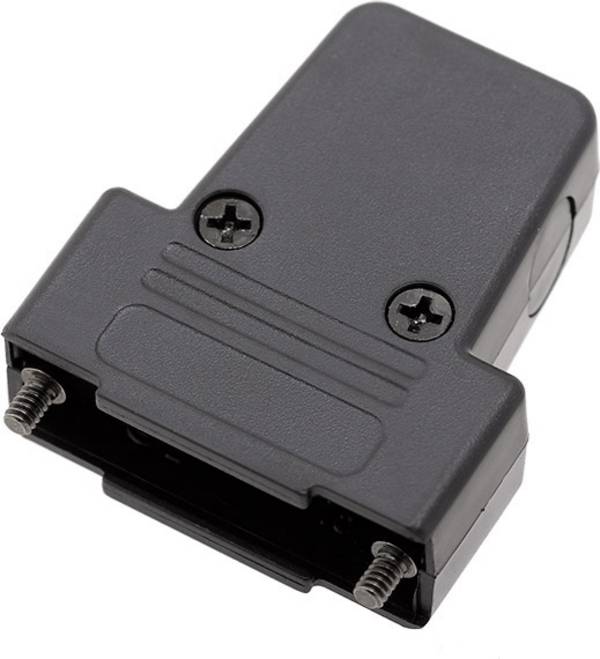 encitech TRI-P-15-K 6550-0101-02 D-sub behuizing Aantal polen: 15 Kunststof 180 °, 45 °, 45 ° Zwart 1 stuk(s)