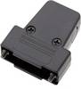 encitech TRI-P-15-K 6550-0101-02 D-sub behuizing Aantal polen: 15 Kunststof 180 °, 45 °, 45 ° Zwart 1 stuk(s)