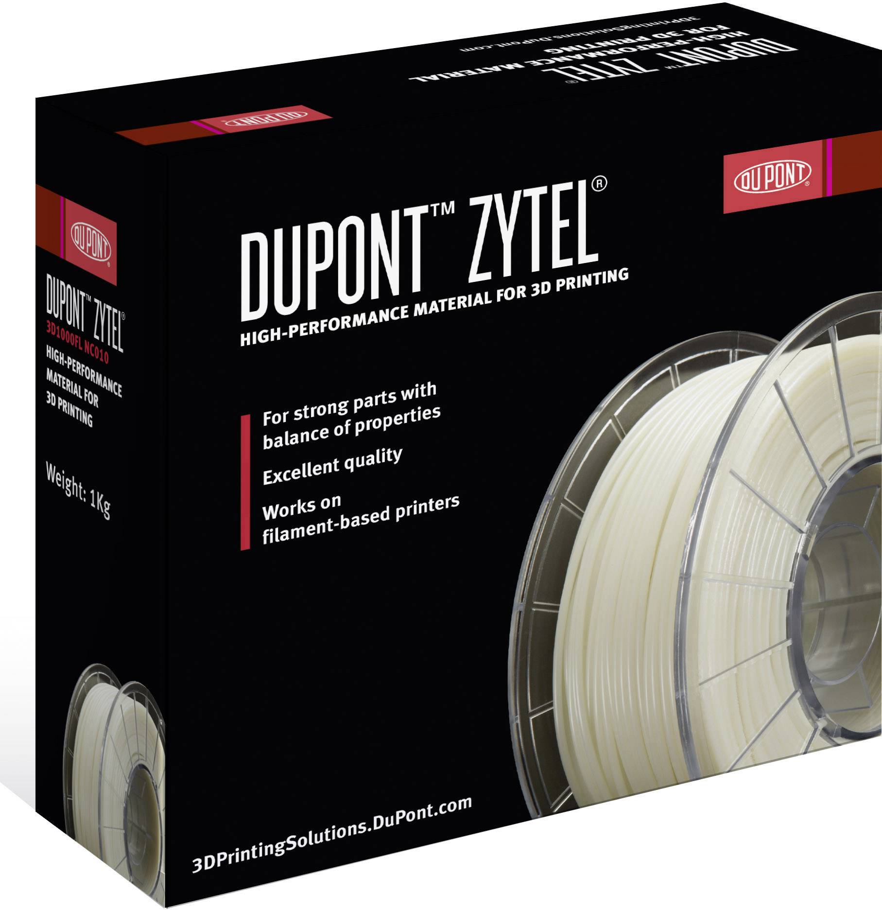 gazon Overstijgen munt DuPont Zytel® Nylon Zytel® Nylon 1kg - 1,75mm Filament PA (Polyamide) 1.75  mm 1 kg Natuur 1 stuk(s) | Conrad.nl