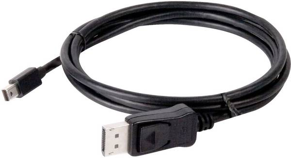 club3D CAC-1115 DisplayPort-kabel Mini-displayport / DisplayPort Adapterkabel Mini DisplayPort-stekker, DisplayPort-stekker 2.00 m Zwart 8K UHD