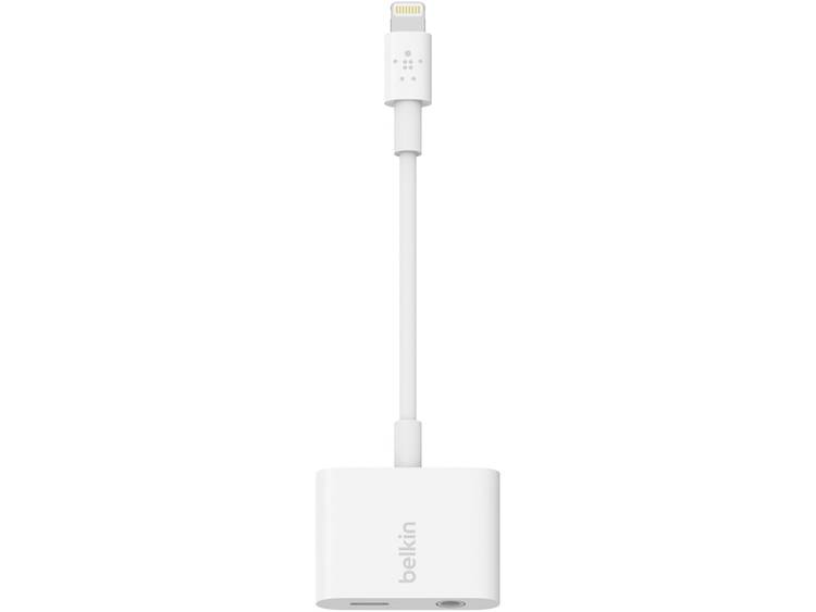 Kabel Belkin iPhone [1x Apple dock-stekker Lightning 1x Jackplug female 3.5 mm, Apple Dock-bus Light