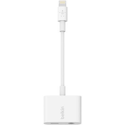 Belkin Apple iPad/iPhone/iPod Aansluitkabel [1x Apple dock-stekker Lightning - 1x Jackplug female 3,5 mm, Apple Dock-bus