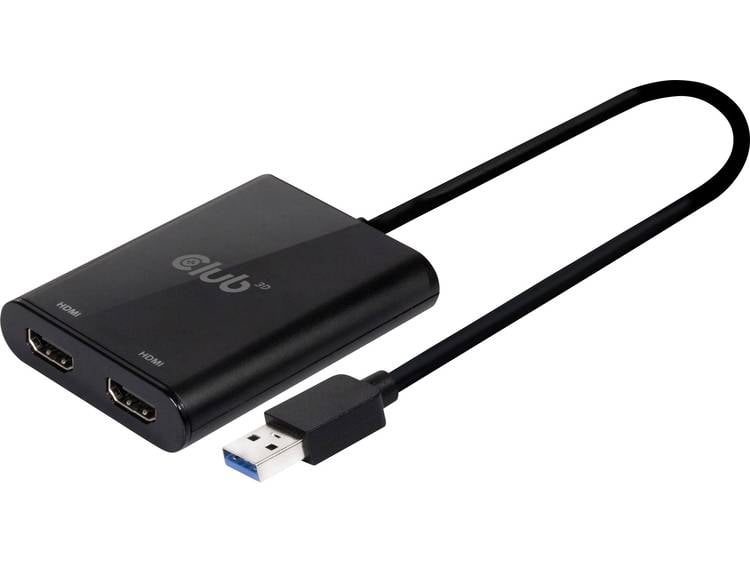 CLUB3D USB A to HDMI© 2.0 Dual Monitor 4K 60Hz