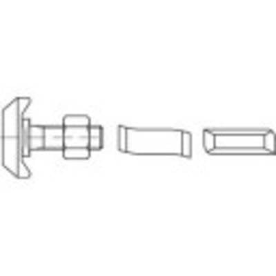   161501 Hamerkopbouten M12 100 mm     Staal Galvanisch verzinkt 50 stuk(s)