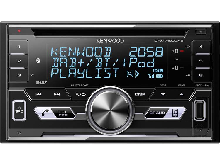 Kenwood DPX-7100DAB Autoradio dubbel DIN