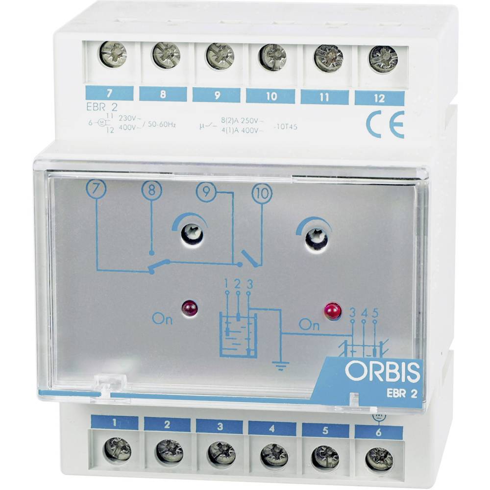 ORBIS Zeitschalttechnik Niveausensor 1 stuk(s) EBR-2 Voedingsspanning (num): 230 V/AC, 400 V/AC (l x b x h) 65.5 x 71 x