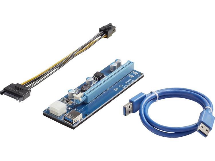 Renkforce PCIe x1-x16 Adapter opsteekkaart bitcoin