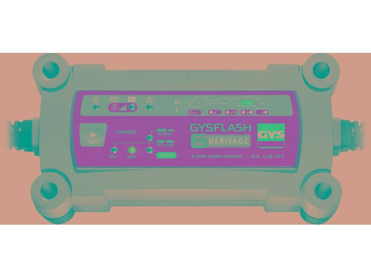 Druppellader GYS GYSFLASH HERITAGE 6A 12 V, 6 V 0.8 A 6 A