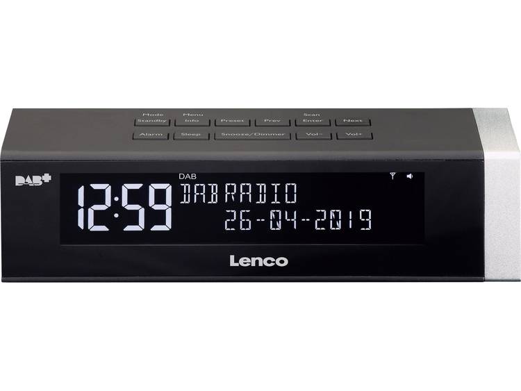 Lenco CR-630 Wekkerradio DAB+, FM USB Accu laadfunctie Zwart