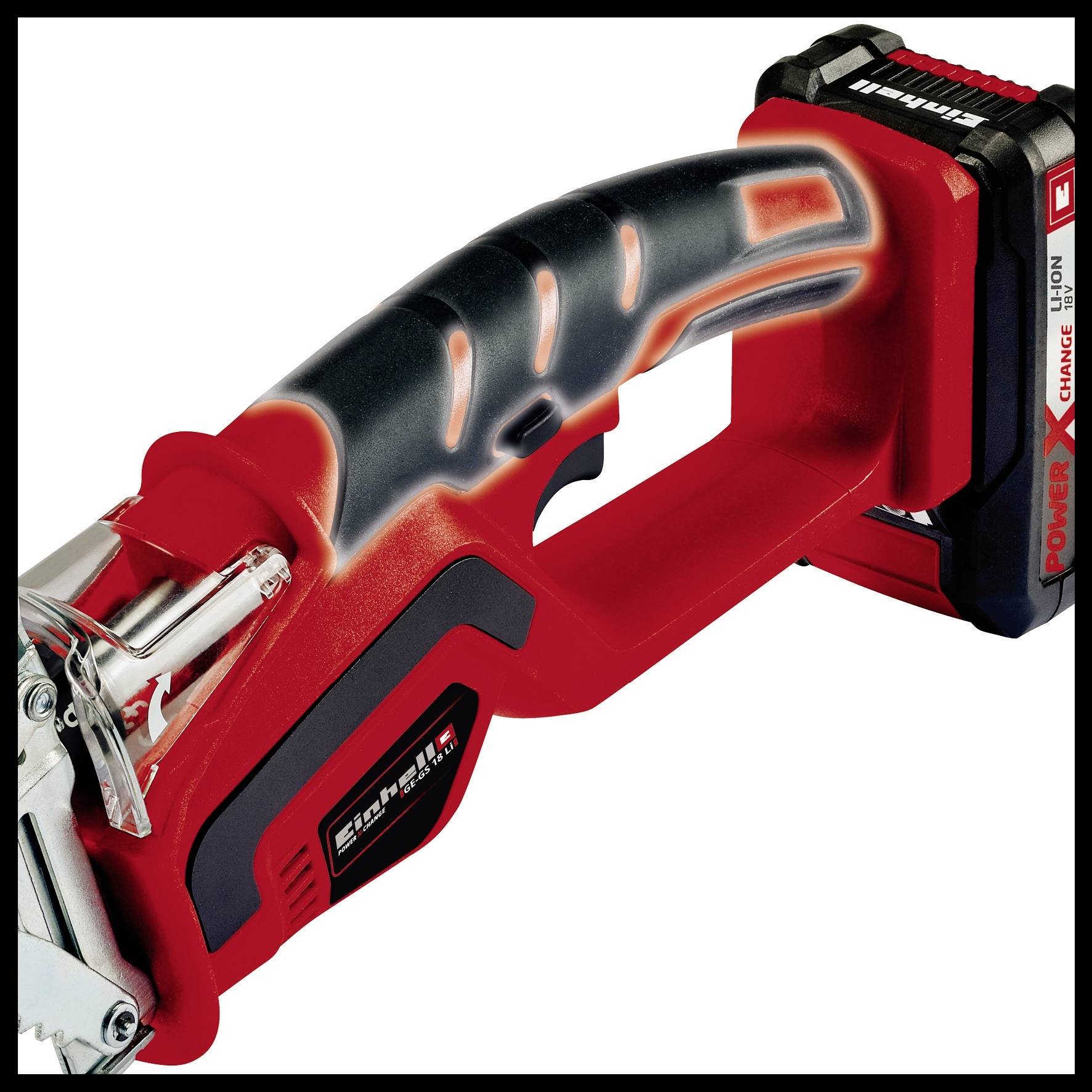 Einhell GE-GS 18 Li - Solo Zwart, Rood-8