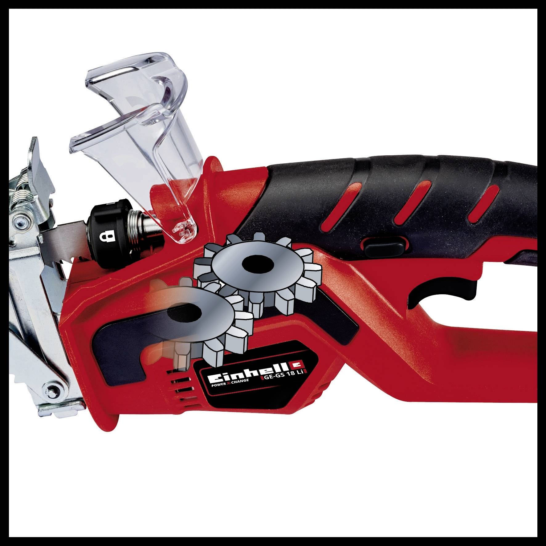 Einhell GE-GS 18 Li - Solo Zwart, Rood-9