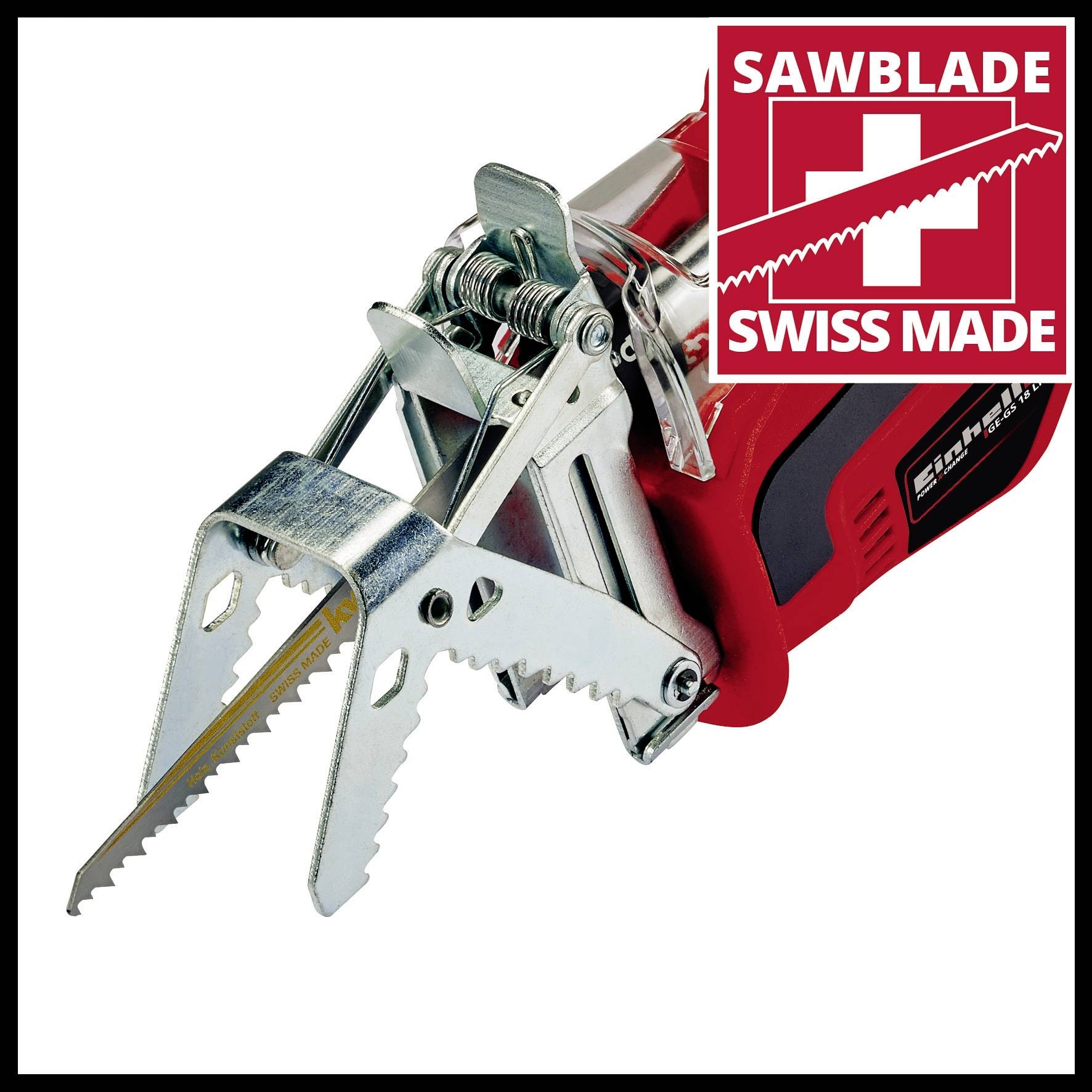 Einhell GE-GS 18 Li - Solo Zwart, Rood-10