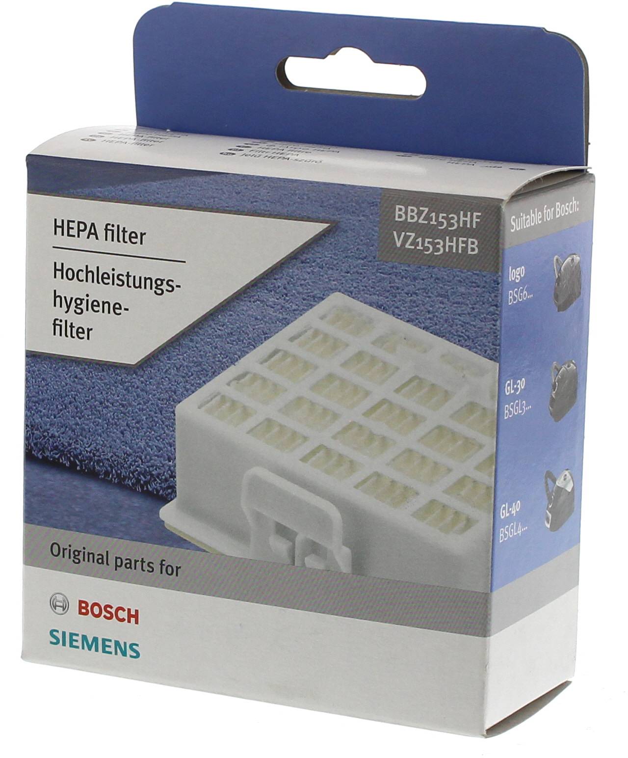 Bosch Home HEPA-hygiënefilter BBZ153HF Filter-1