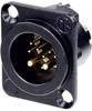 Neutrik NC10MD-LX-B-CON XLR-connector Flensstekker, contacten recht Aantal polen: 10 Zwart 1 stuk(s)