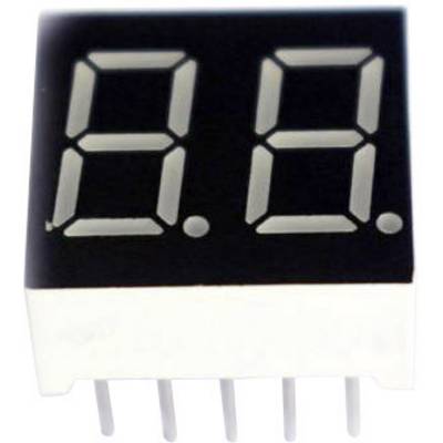 Een LED-display toont het getal '8,8' met een decimaalpunt rechts van elke cijfer. Het staat rechtop met zichtbare aansluitpennen.