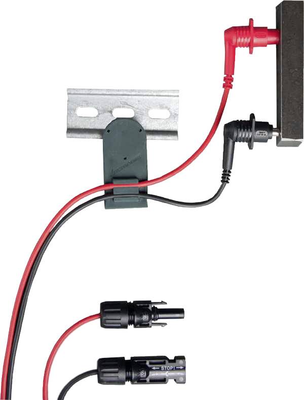Gossen Metrawatt Z502Y Veiligheidsmeetsnoerenset Testpunt MC-stekker  Zwart, Rood 1 stuk(s)