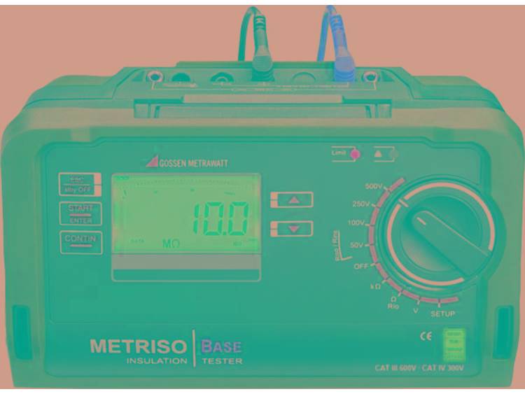 Gossen Metrawatt METRISO BASE Isolatiemeter Kalibratie conform DAkkS