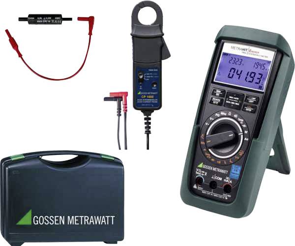 Gossen Metrawatt METRAHIT ENERGY DC Power Set Multimeter Kalibratie (DAkkS) Digitaal Datalogger CAT IV 300 V