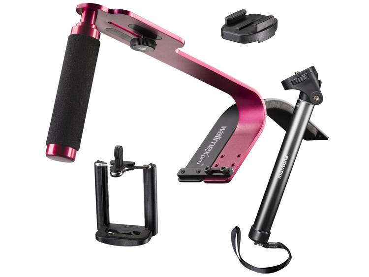 Mantona 20633 1-4 inch Zwart, Roze Voor smartphones en GoPro