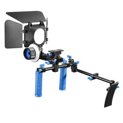 Walimex Pro Video Set Intermediate Speciaal statief 1/4 inch Zwart, Wit, Blauw  