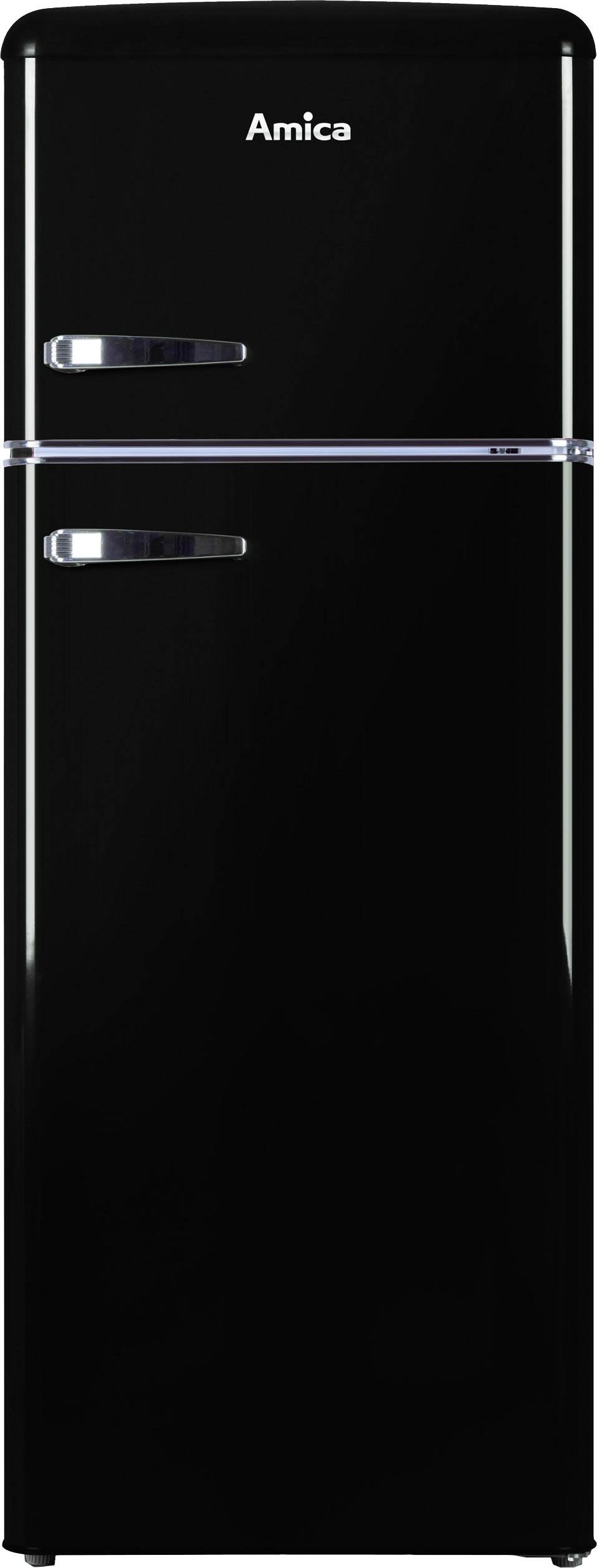 Amica KGC 15634 S Koel-vriescombinatie Energielabel: E (A - G) 208 l Zwart