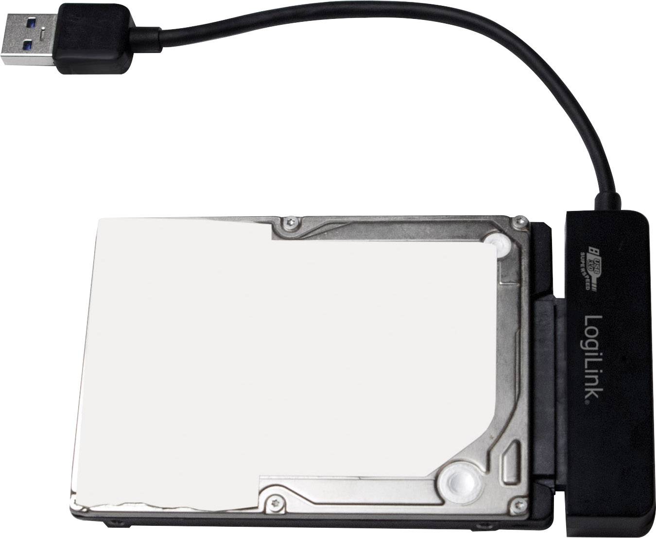 LogiLink USB 3.2 Gen 1 (USB 3.0) Adapter [1x SATA-bus 7-polig - 1x USB 3.2 Gen 1 stekker A (USB 3.0)] AU0012A 14.50 cm-5