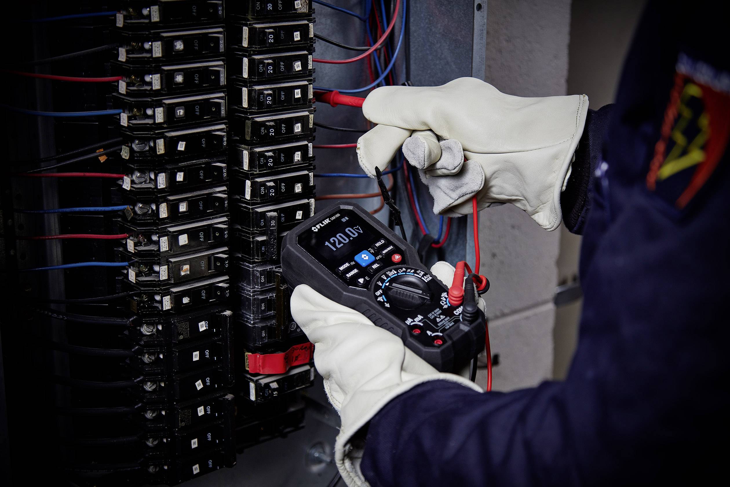 FLIR DM166 Multimeter Geïntegreerde warmtebeeldcamera CAT IV 300 V, CAT III 600 V-3