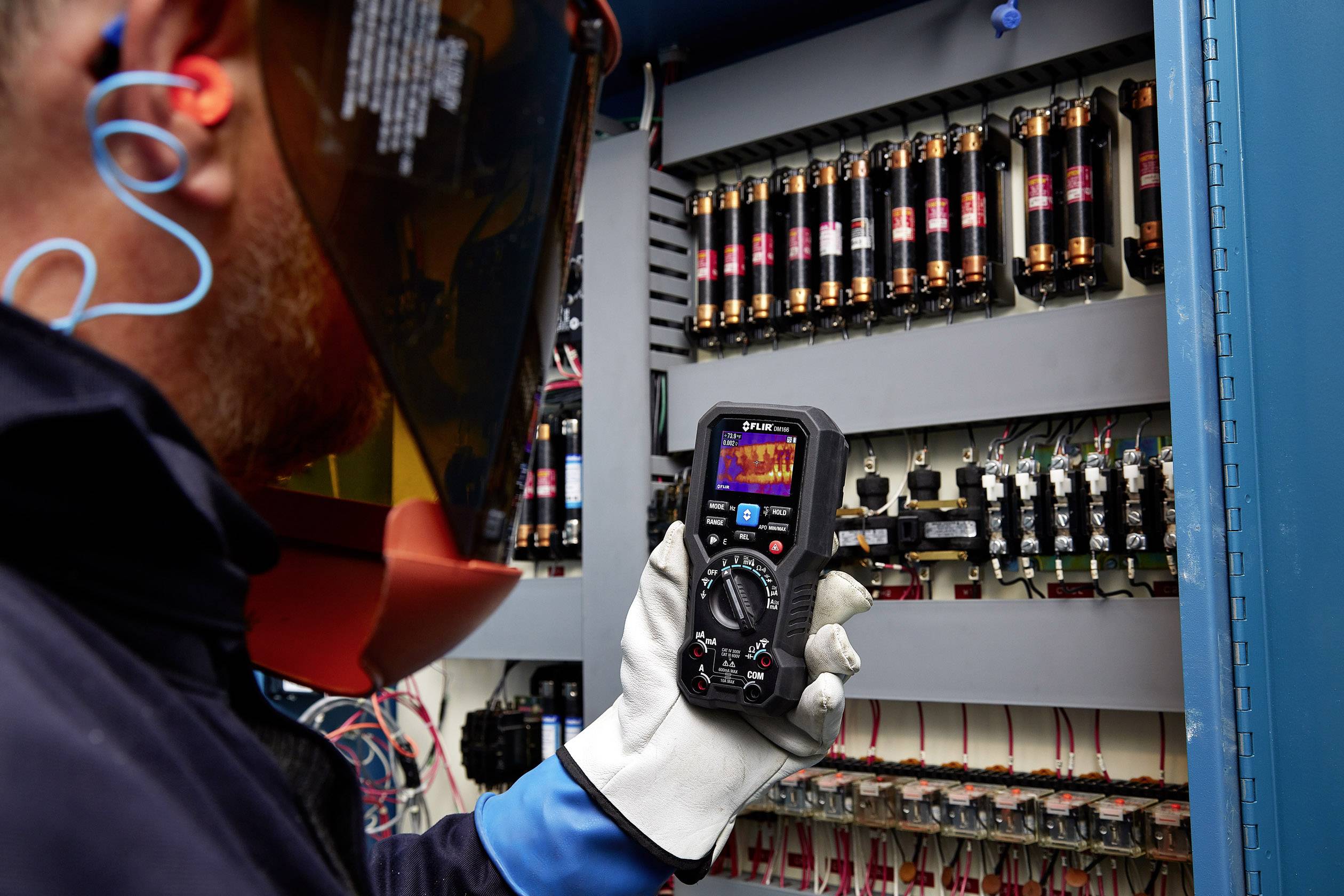 FLIR DM166 Multimeter Geïntegreerde warmtebeeldcamera CAT IV 300 V, CAT III 600 V-5