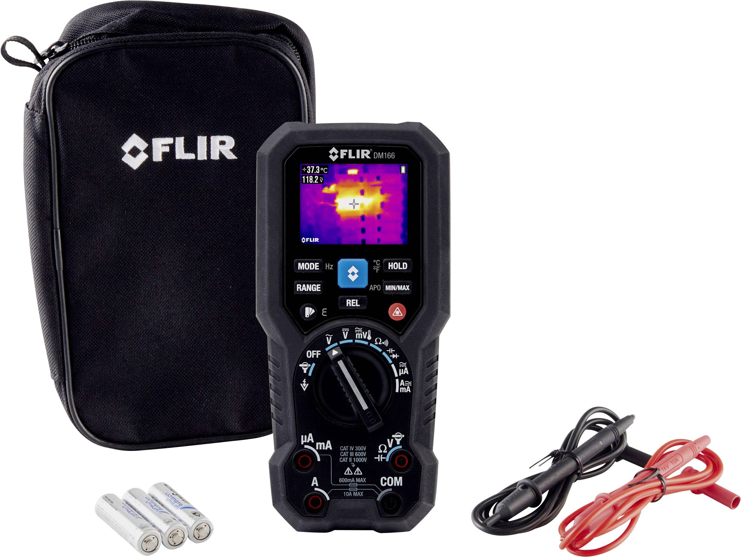 FLIR DM166 Multimeter Geïntegreerde warmtebeeldcamera CAT IV 300 V, CAT III 600 V-1
