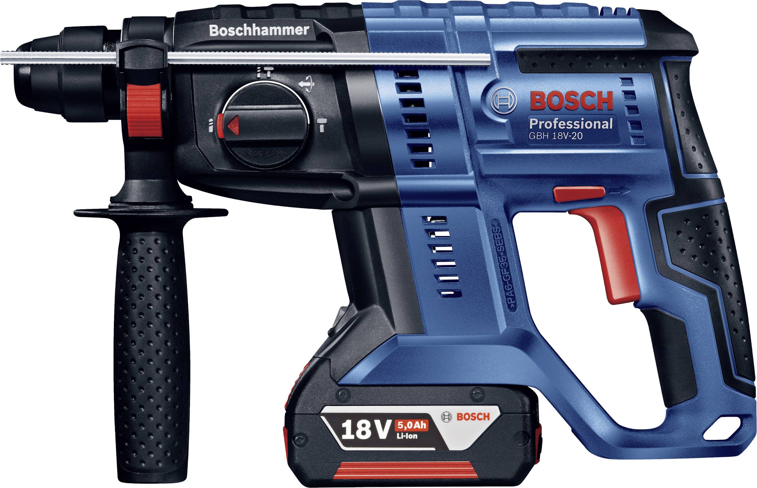 Bosch Professional GBH 18V-20 Accu-boorhamer SDS-Plus 18 V 5 Ah Li-ion ...