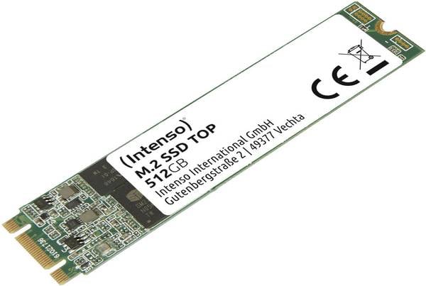 Intenso Top Performance SATA M.2 SSD 2280 harde schijf 512 GB M.2 SATA 6 Gb/s