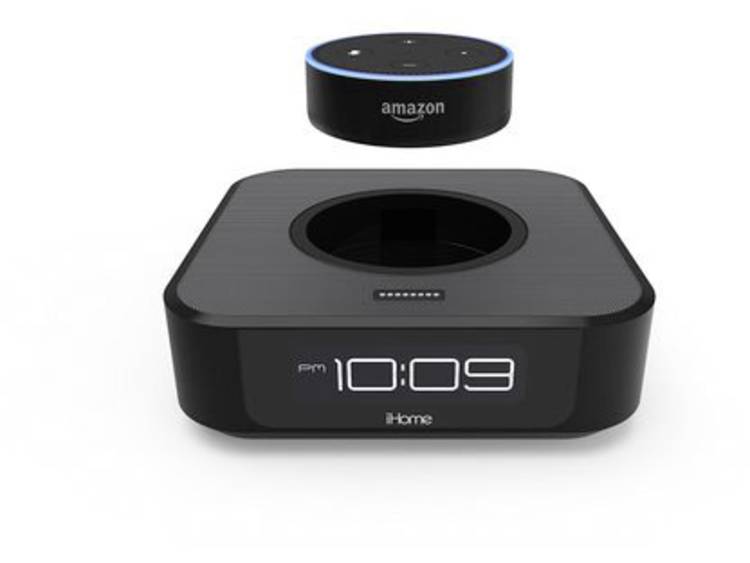 Docking luidspreker iHome iAVS1 Geschikt voor (smart speakers): Amazon Echo Dot Zwart