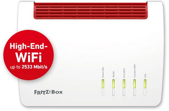 AVM FRITZ!Box 7590 International WiFi-router met modem Geïntegreerd modem: ADSL, VDSL 2.4 GHz, 5 GHz 2533 MBit/s-1